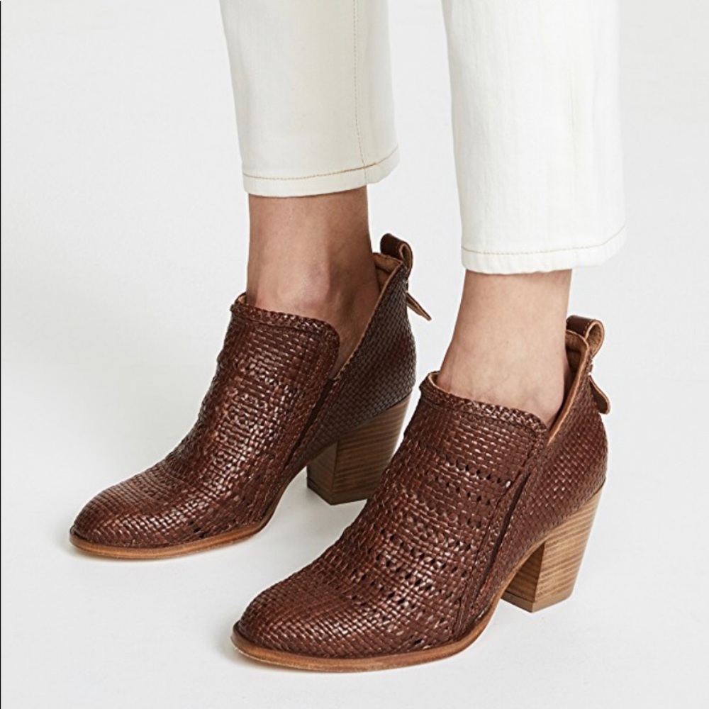 Jeffrey Campbell Burman Woven Ankle boots